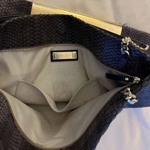 Jimmy Choo python leather handbag - Picture 3 of 4